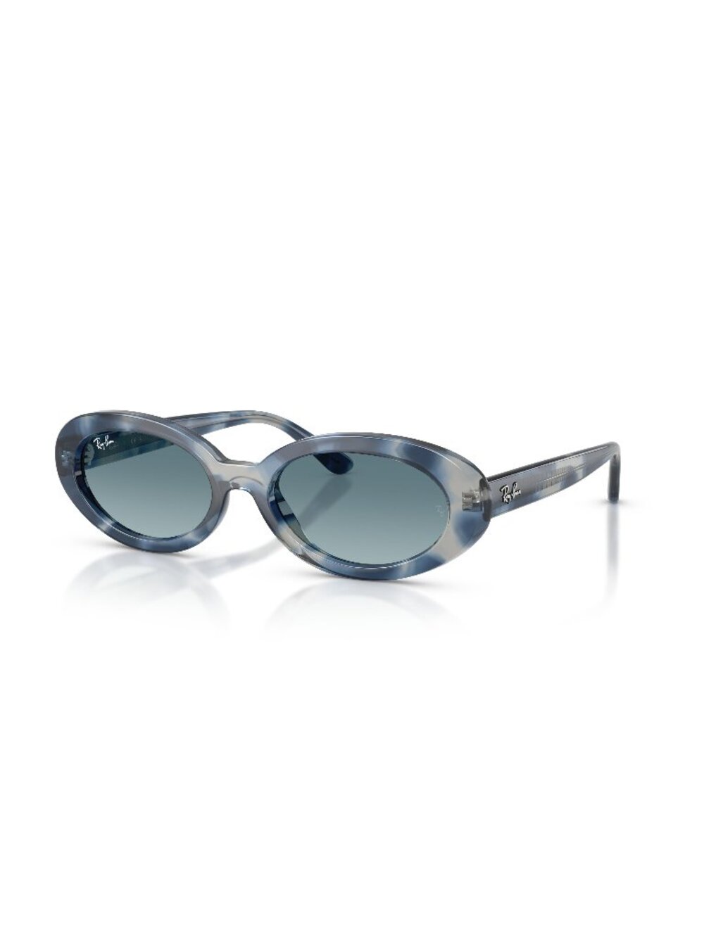 New Ray-Ban Women's Sunglasses Blue Lens Acetate Frame Ray Ban RB2223 14503M 54